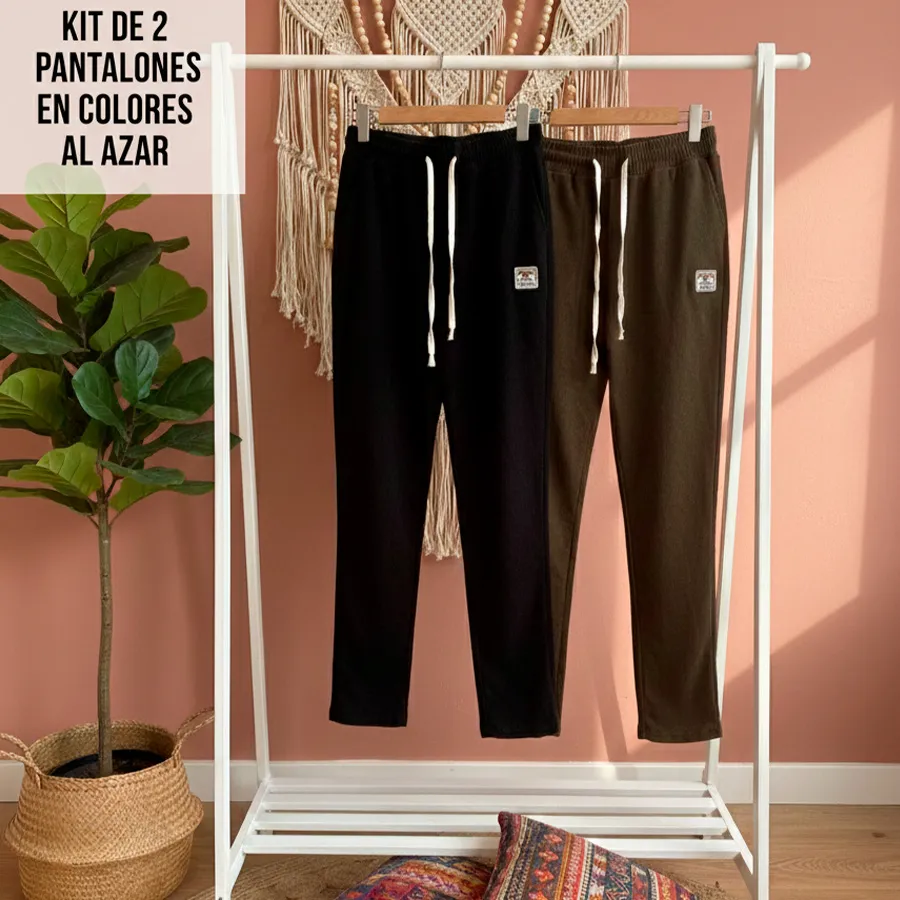 3359 KIT DE 2 PANTALONES 9187